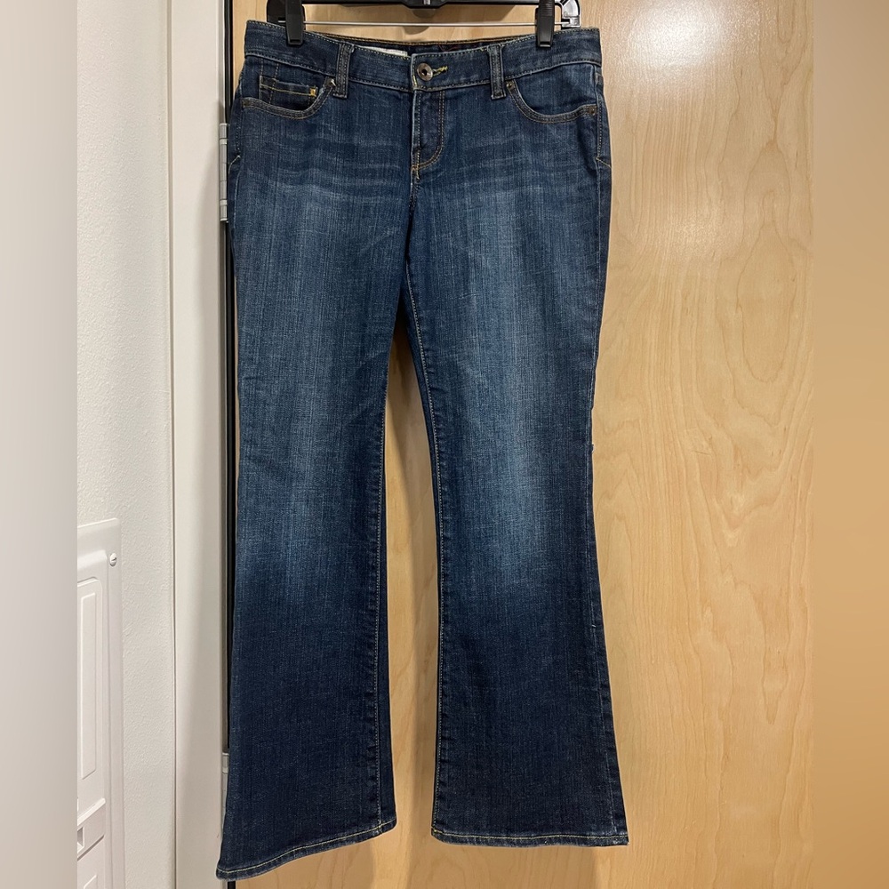 X2 Slim W10 Blue Low-Rise Boot Cut Jeans